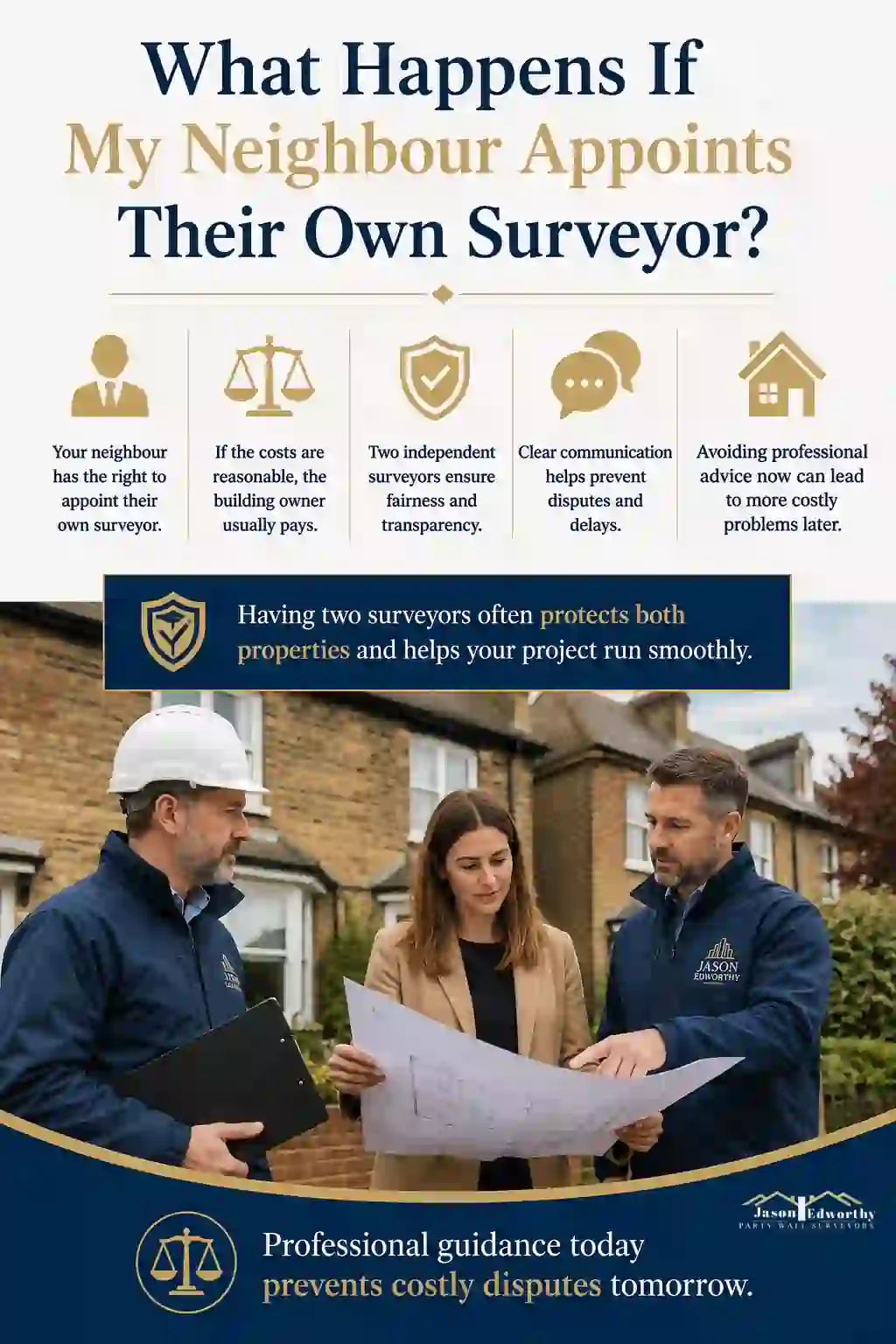What Happens If My Neighbour Appoints Their Own Surveyor Kirkham?